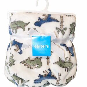 Carter's Nojo Dinosaur Security Lovey Blanket 30" X 40" New